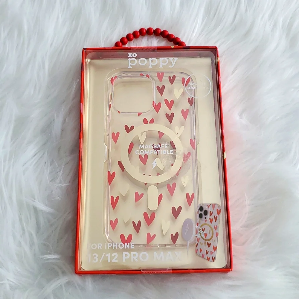 NWT XO Poppy iPhone Case Models 13/12 Pro Max MAGSAFE Compatible NIB
